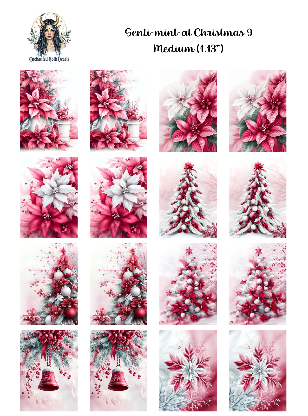 Senti-mint-al Christmas 9 – Enchanted Goth Decals