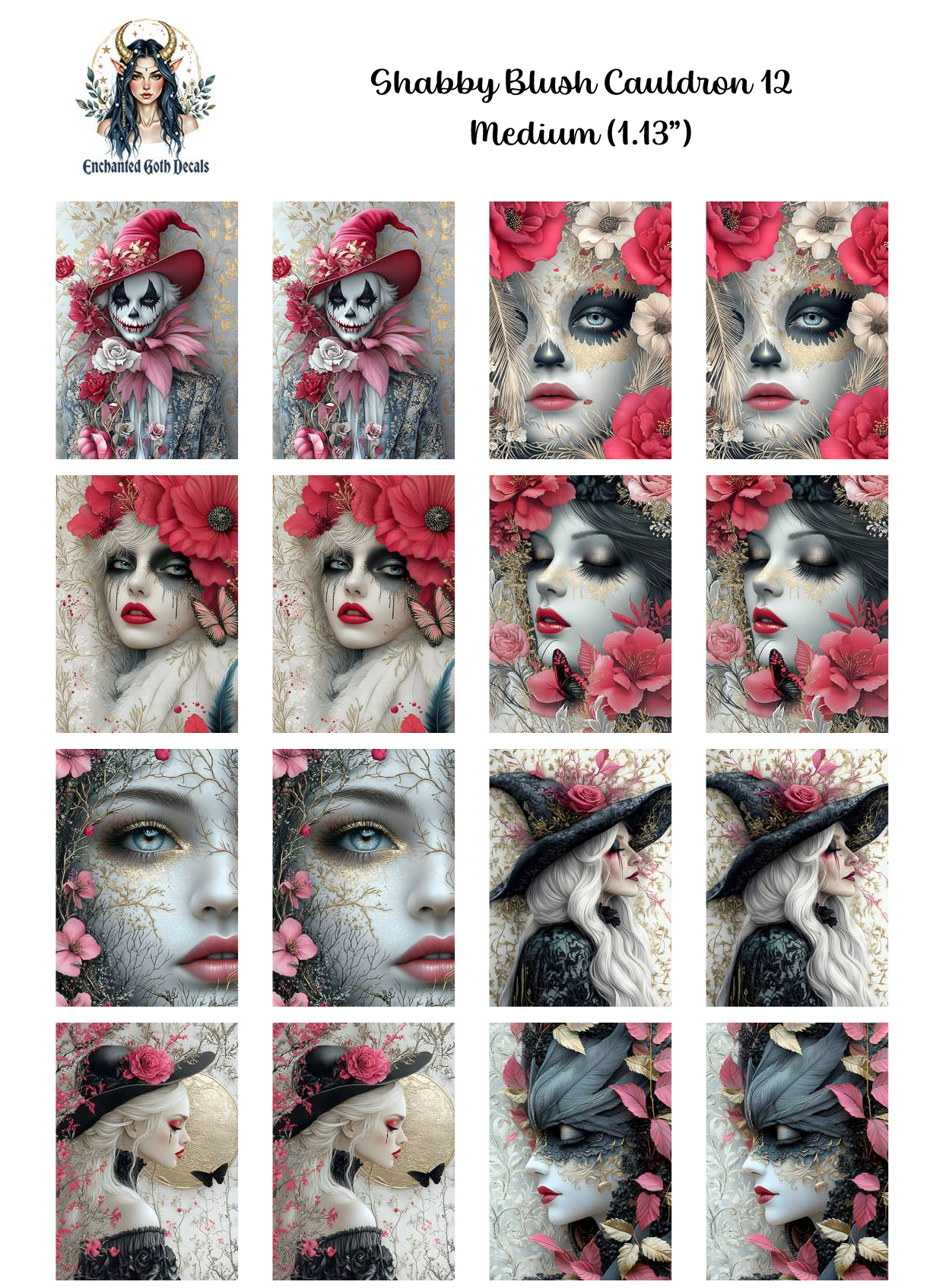 Shabby Blush Cauldron 12