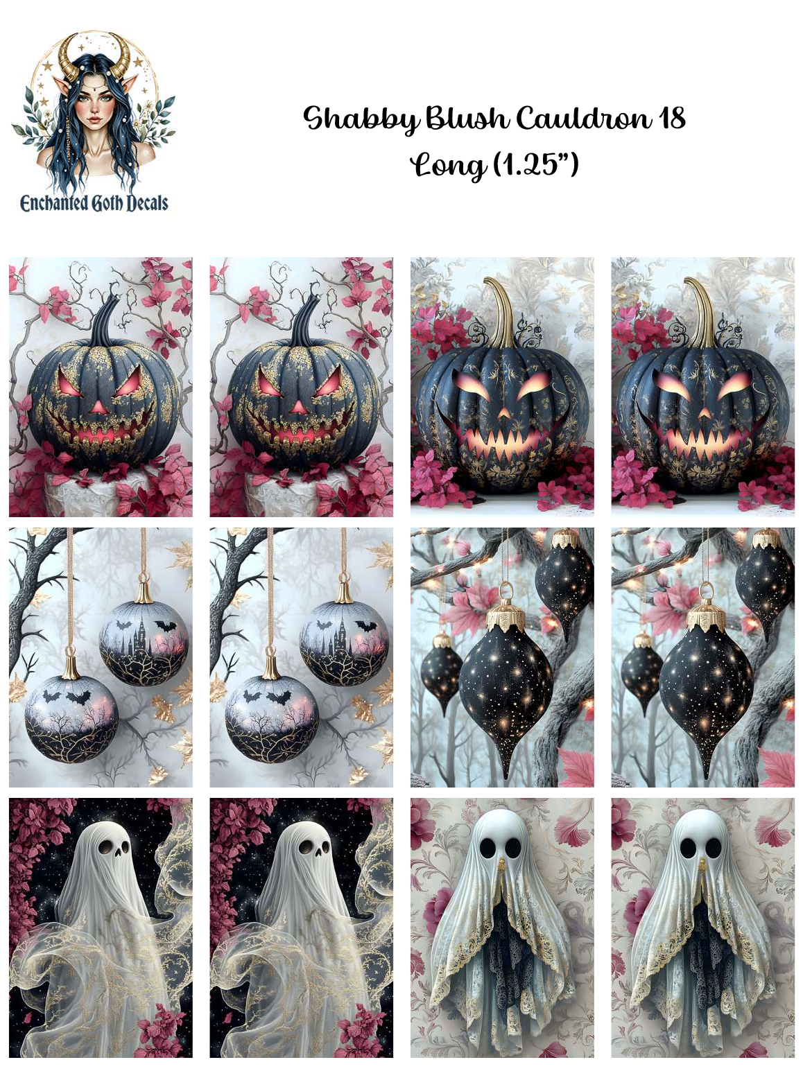 Shabby Blush Cauldron 18 - Long