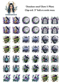 Shadow and Stem 1 - Clipart Mini