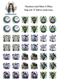 Shadow and Stem 3 - Clipart Mini