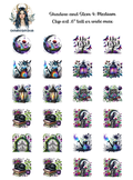 Shadow and Stem 4 - Clipart