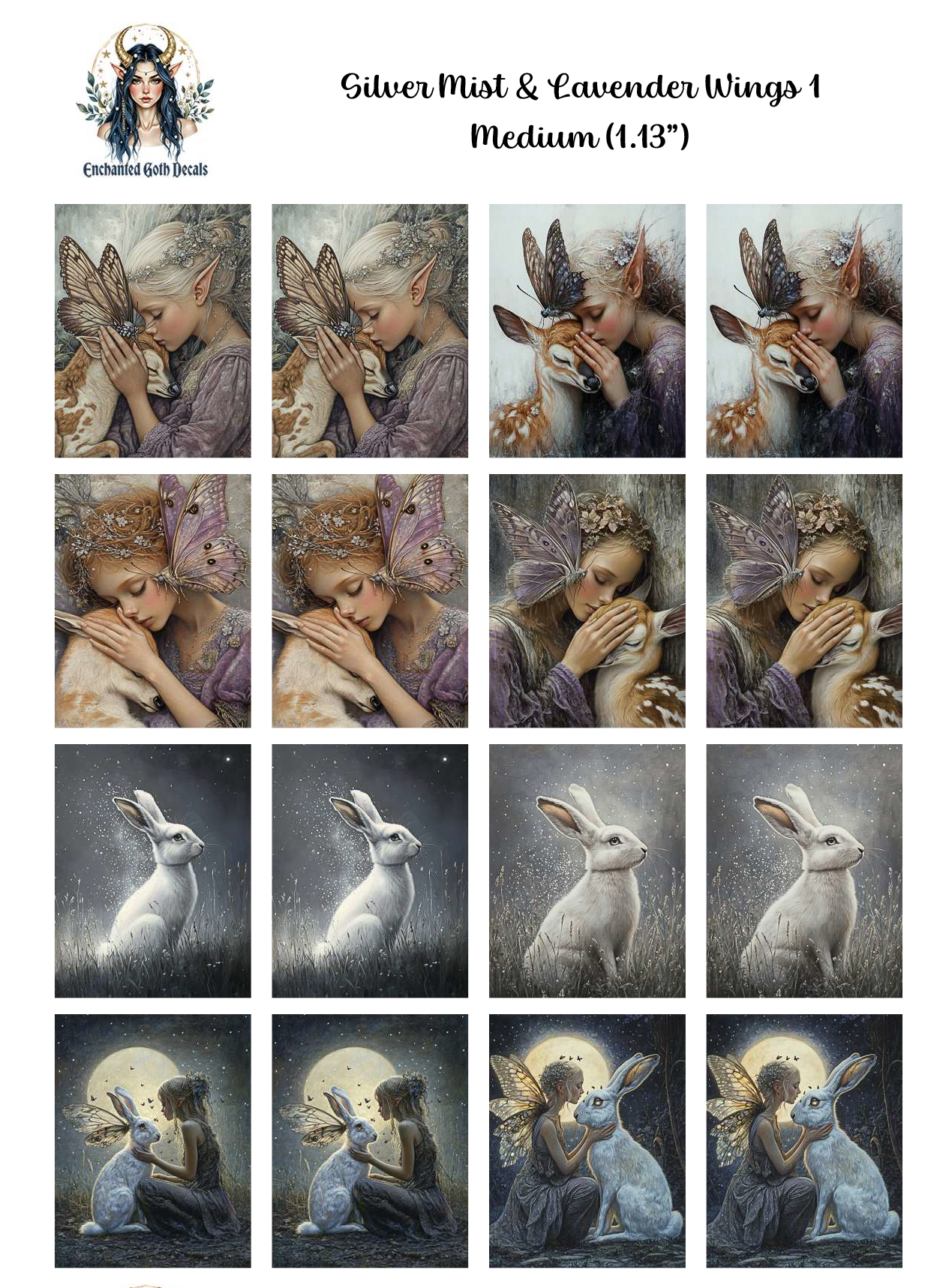 Silver Mist and Lavender Wings 1