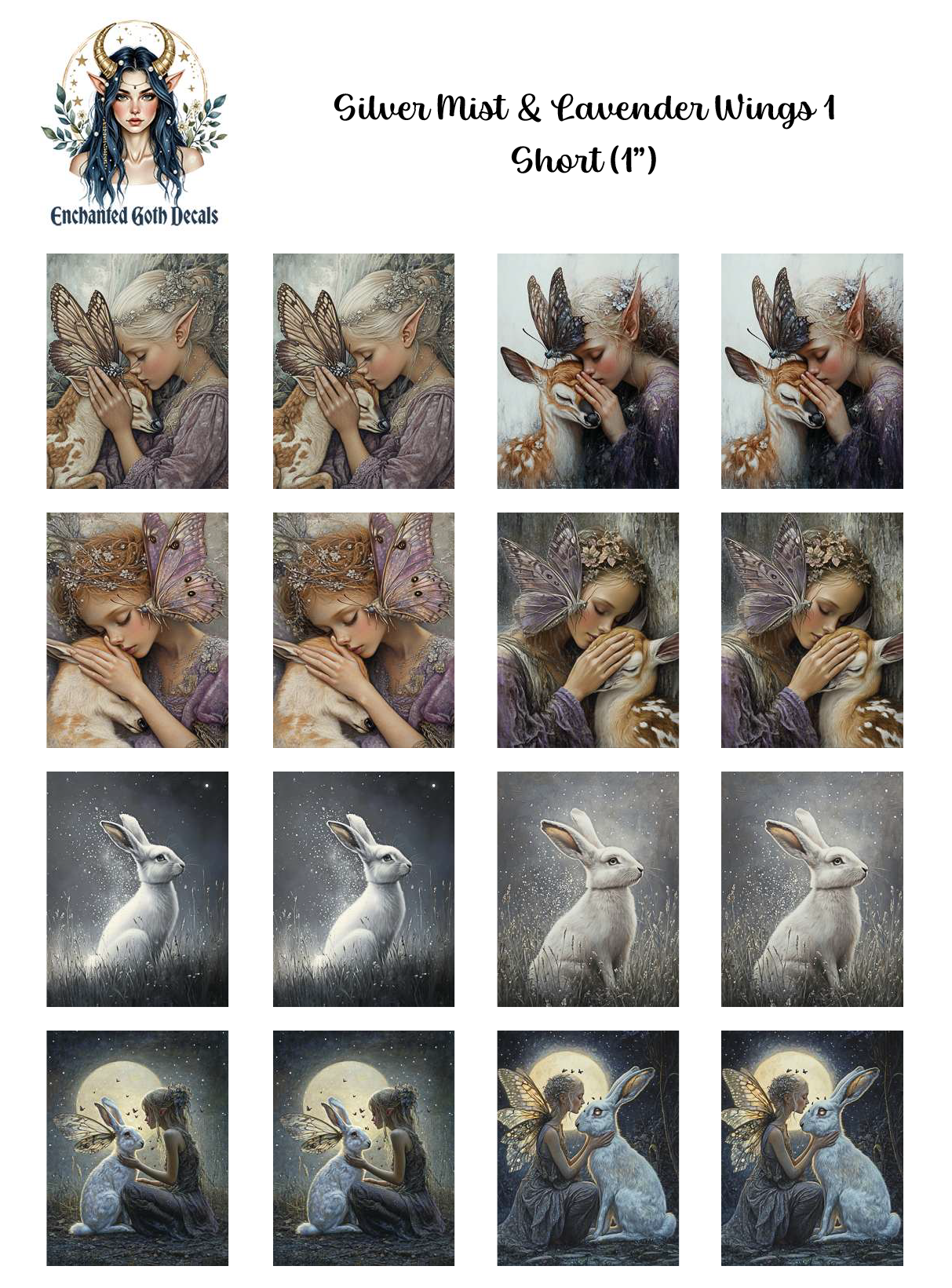 Silver Mist and Lavender Wings 1