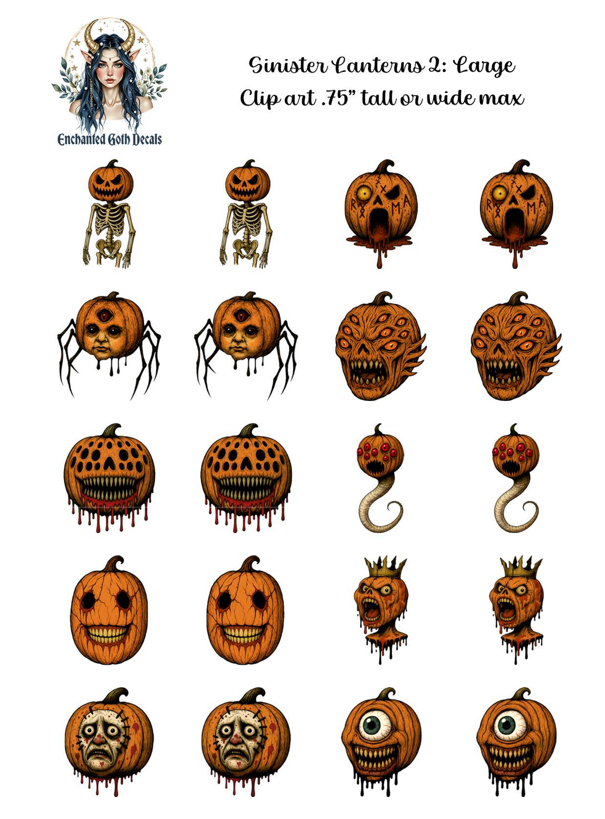 Sinister Lanterns 2 - Clipart