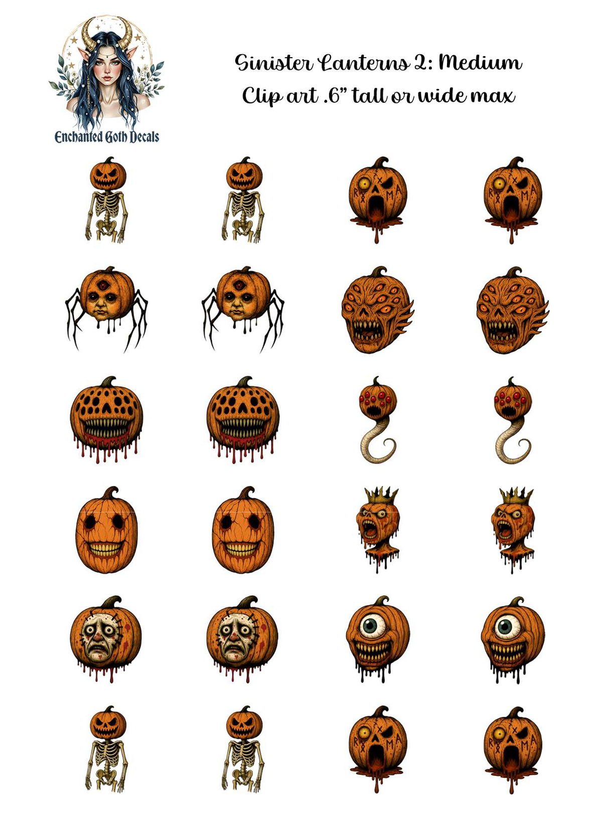 Sinister Lanterns 2 - Clipart