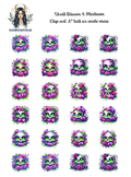 Skull Bloom 1 - Clipart