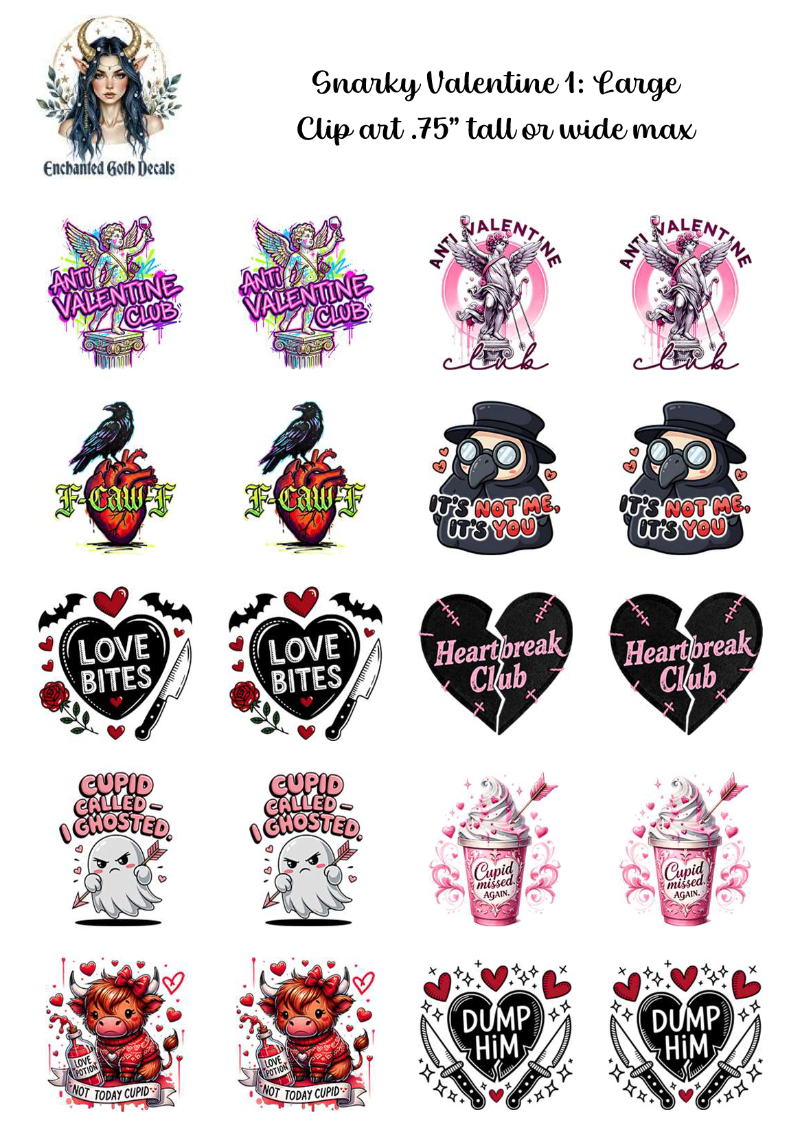 Snarky Valentine 1 - Clipart