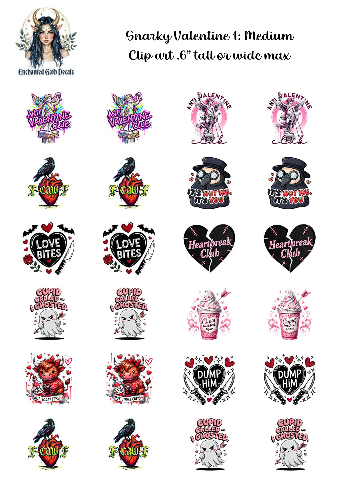Snarky Valentine 1 - Clipart