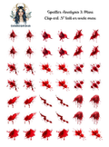 Spatter Analysis 3 - Clipart Mini