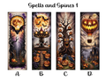 Spells and Spines Bookmarks: Sheet 1