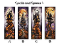 Spells and Spines Bookmarks: Sheet 4