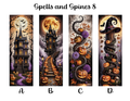Spells and Spines Bookmarks: Sheet 8