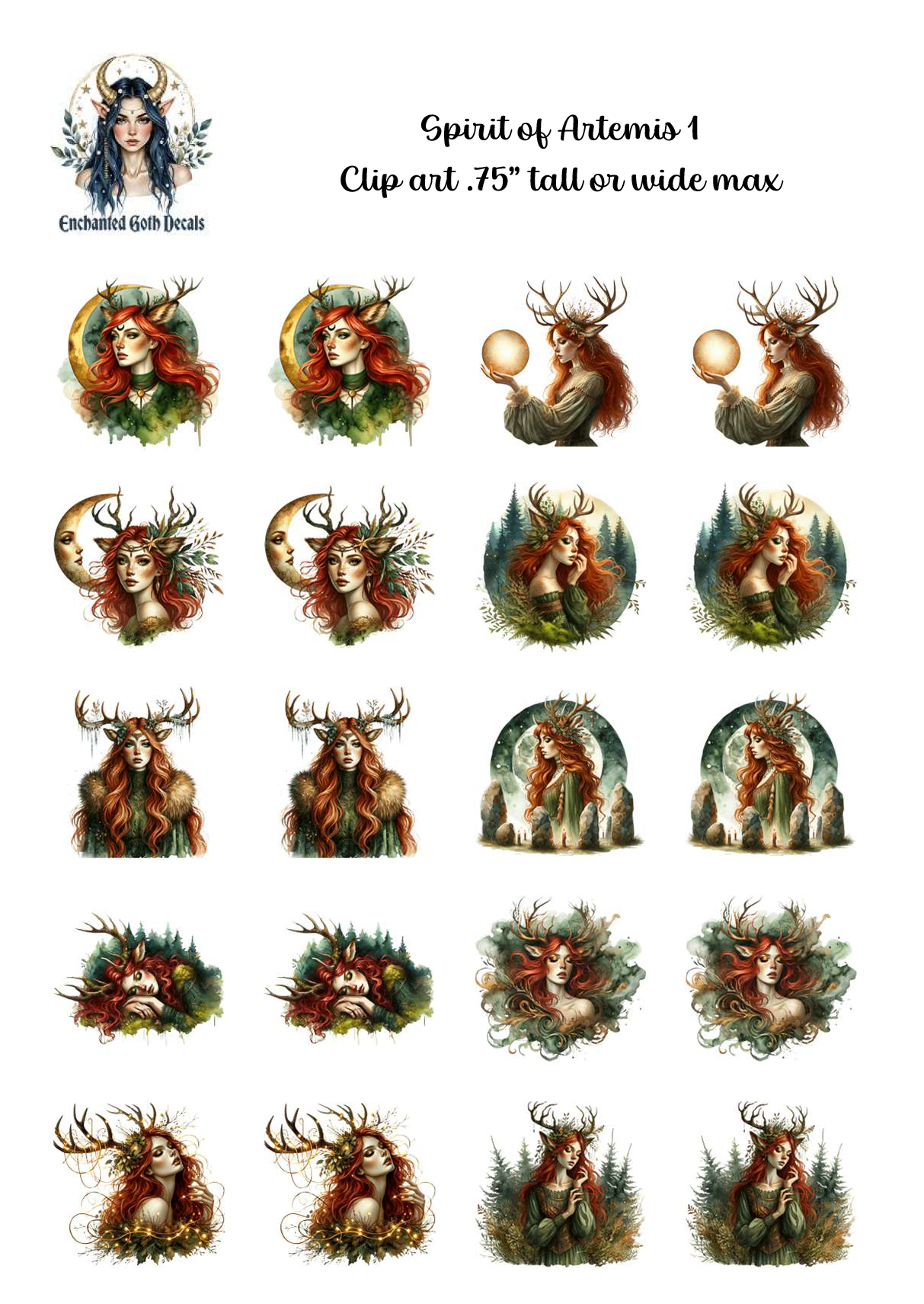 Spirit of Artemis 1 - Clipart