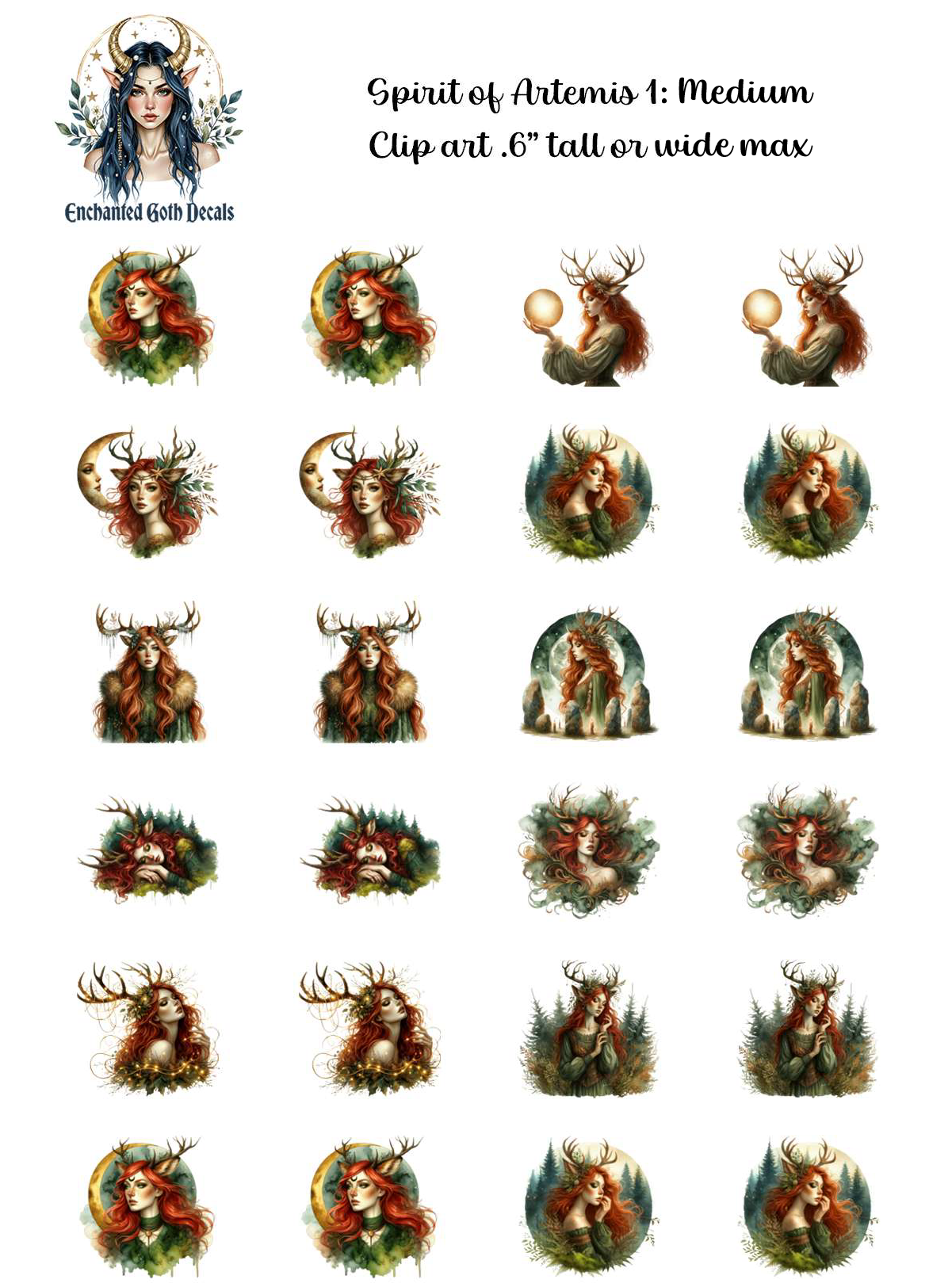 Spirit of Artemis 1 - Clipart