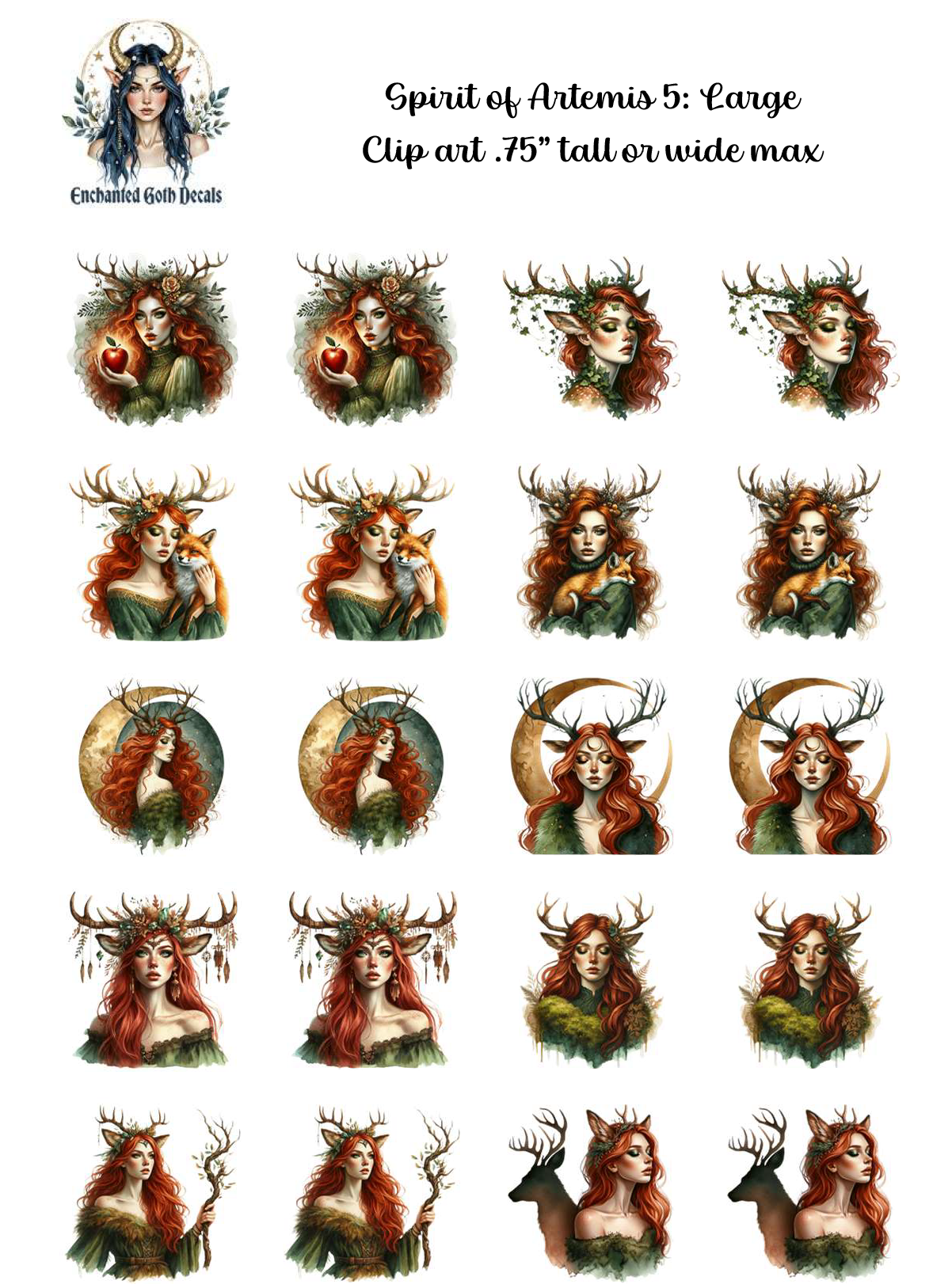 Spirit of Artemis 5 - Clipart