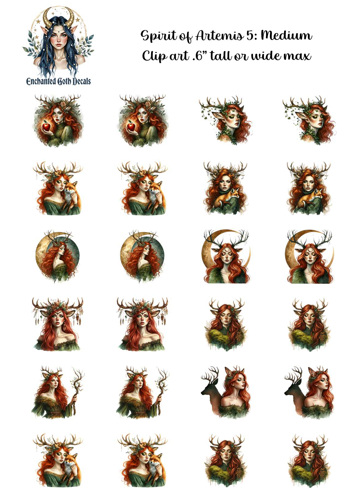 Spirit of Artemis 5 - Clipart