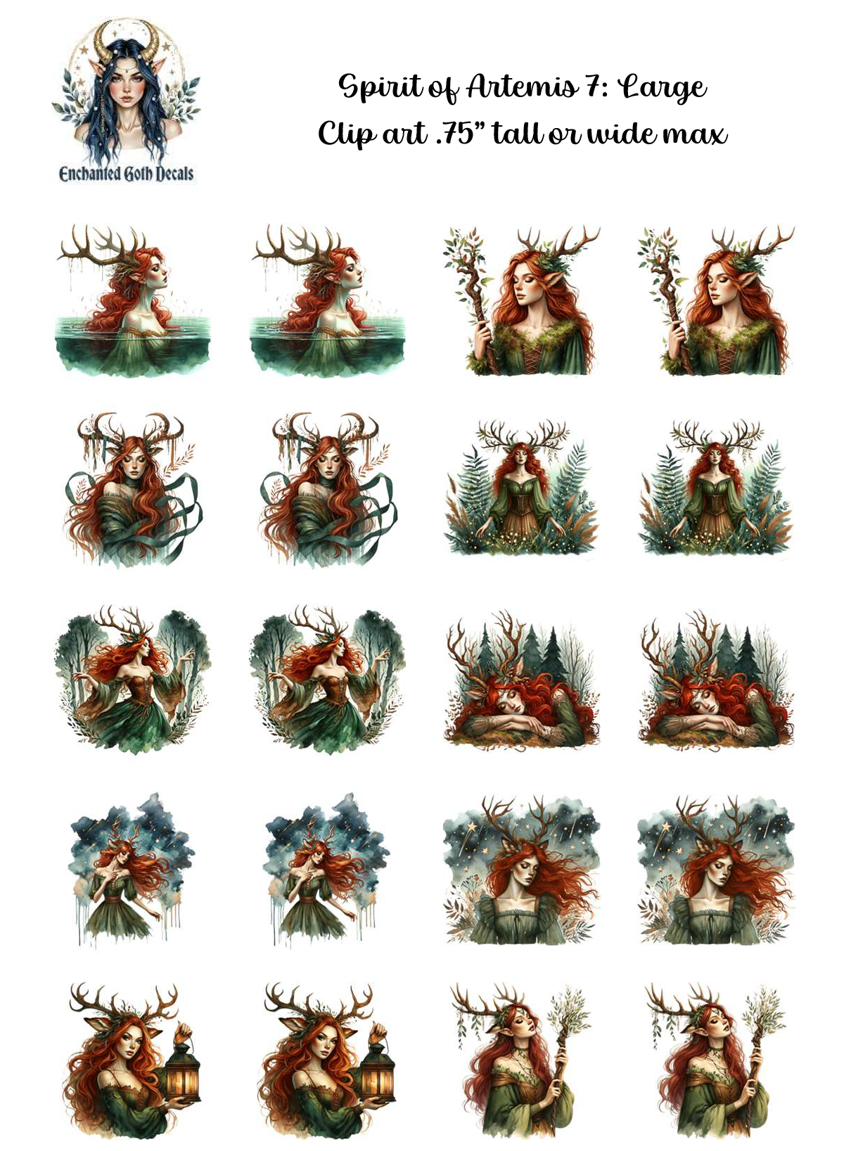 Spirit of Artemis 7 - Clipart