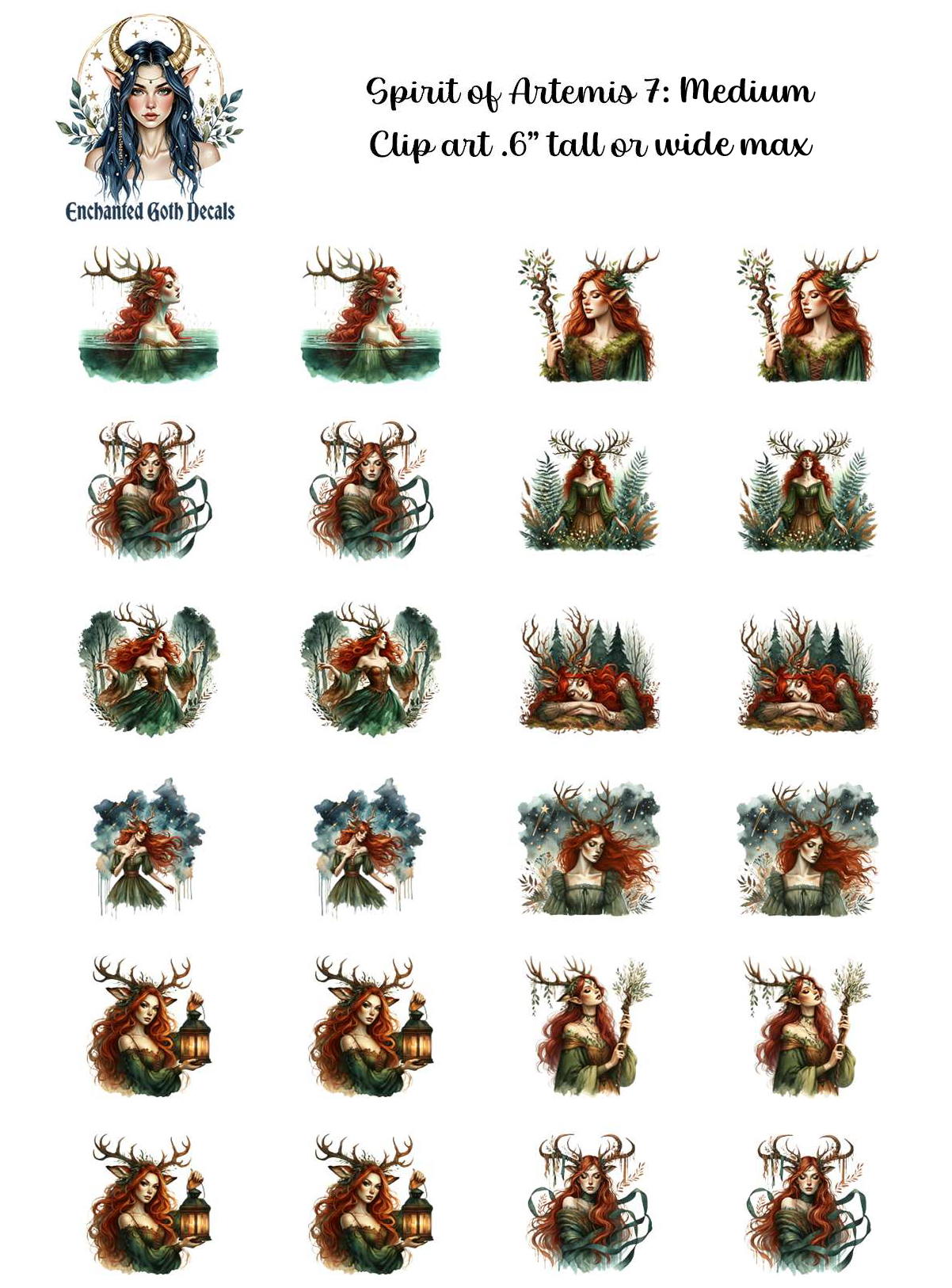 Spirit of Artemis 7 - Clipart