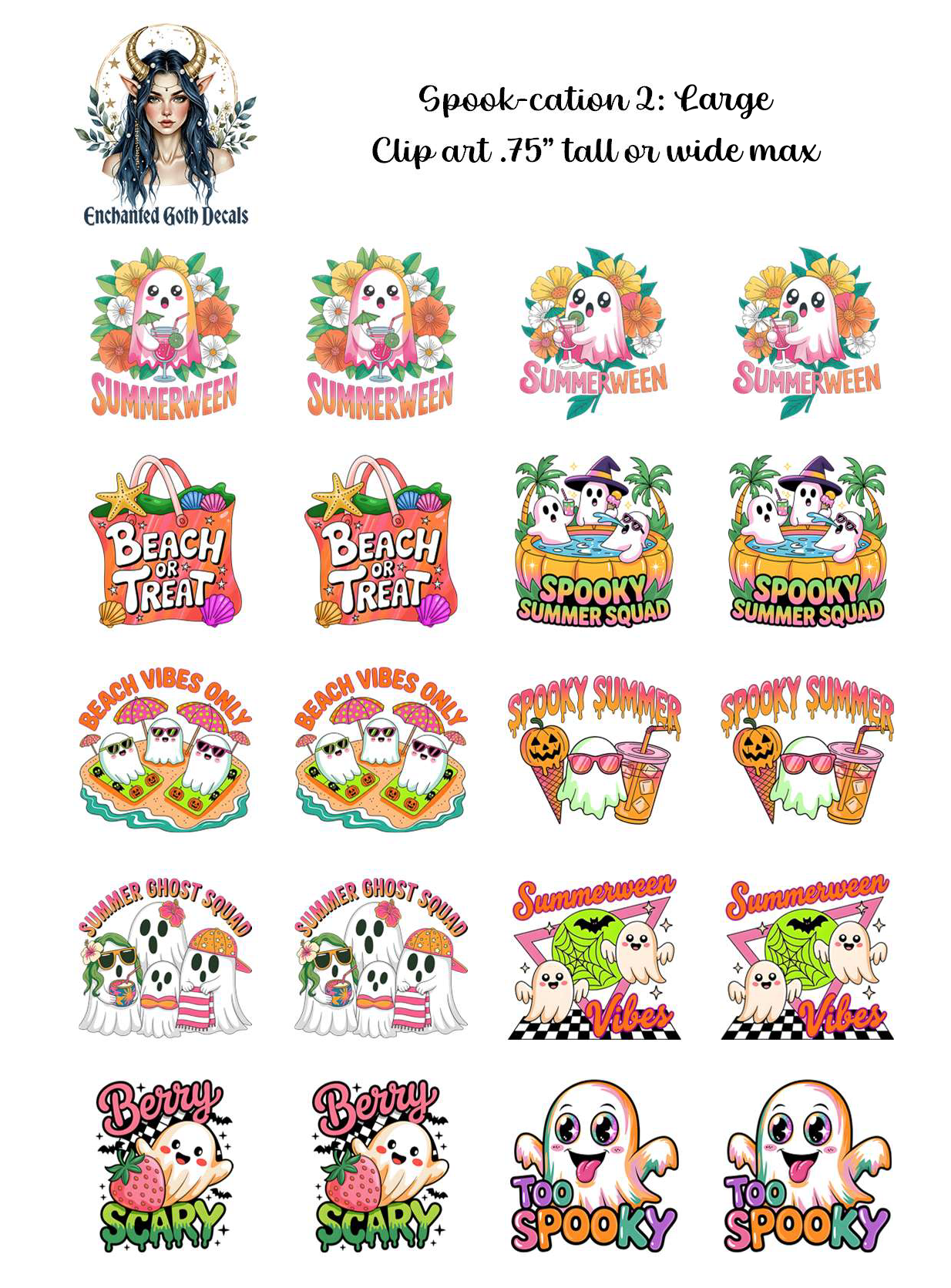 Spook-cation 2 - Clipart