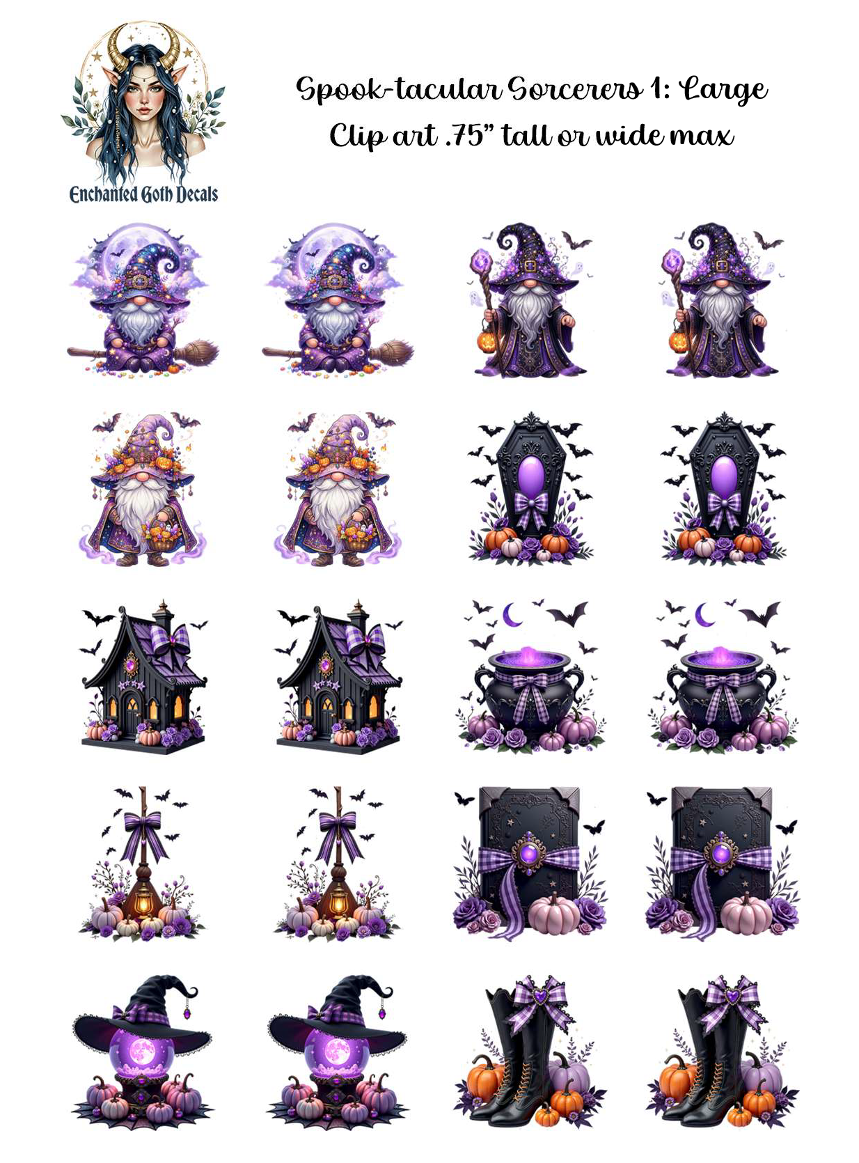 Spook-tacular Sorcerers 1 - Clipart