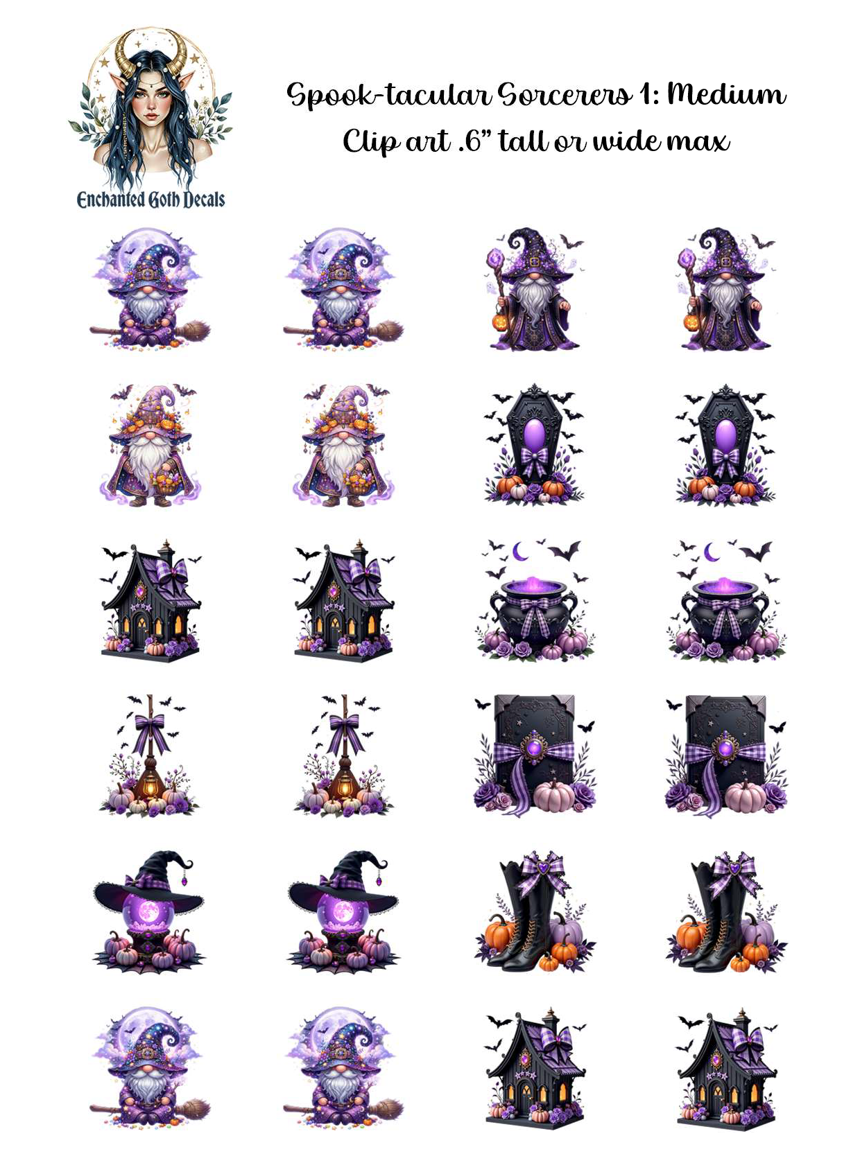 Spook-tacular Sorcerers 1 - Clipart