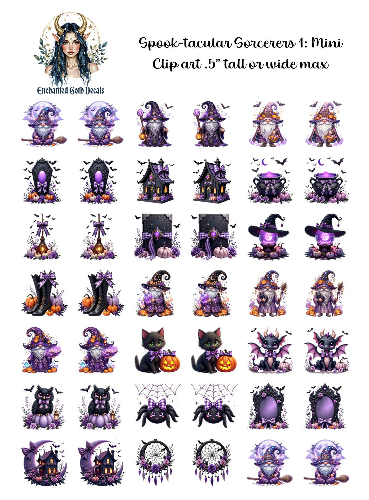 Spook-tacular Sorcerers 1 - Clipart Mini