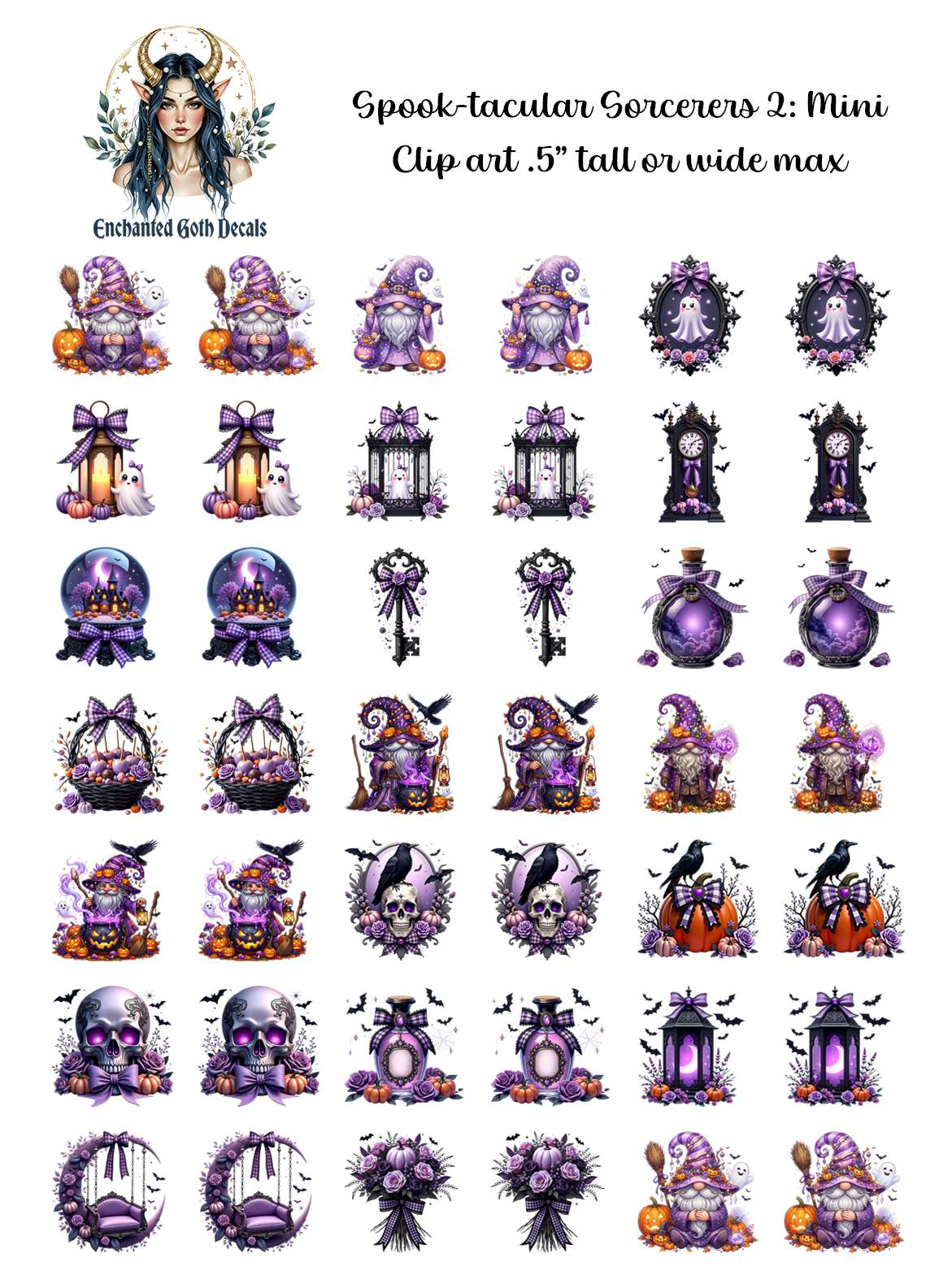 Spook-tacular Sorcerers 2 - Clipart Mini