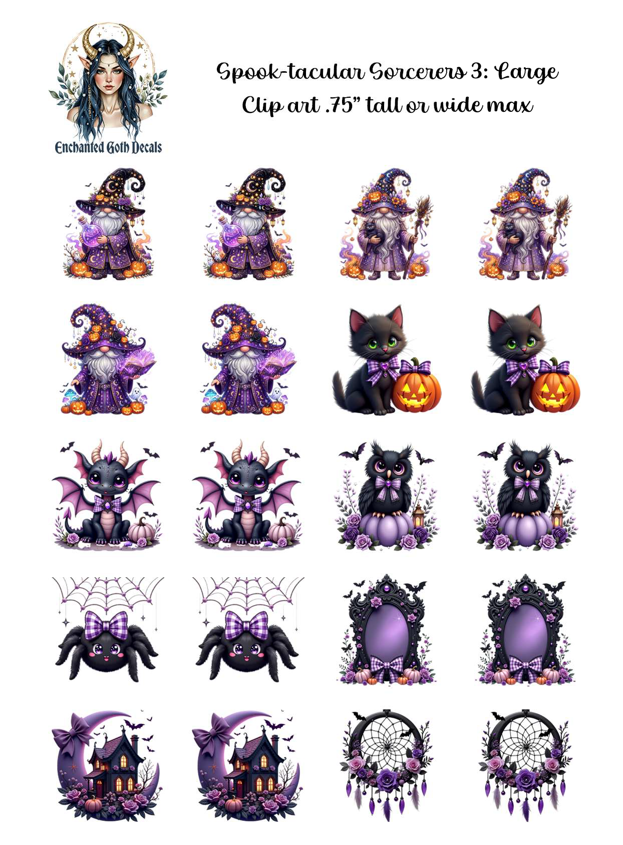 Spook-tacular Sorcerers 3 - Clipart