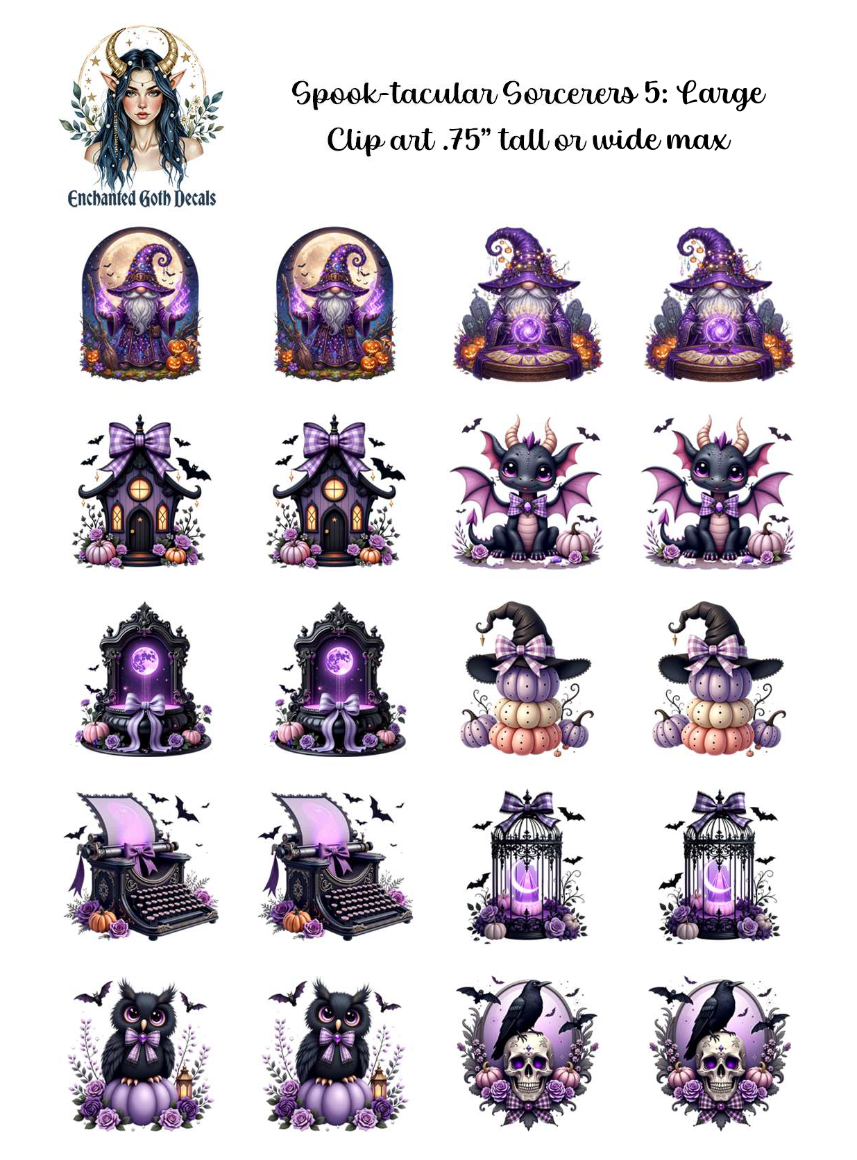 Spook-tacular Sorcerers 5 - Clipart