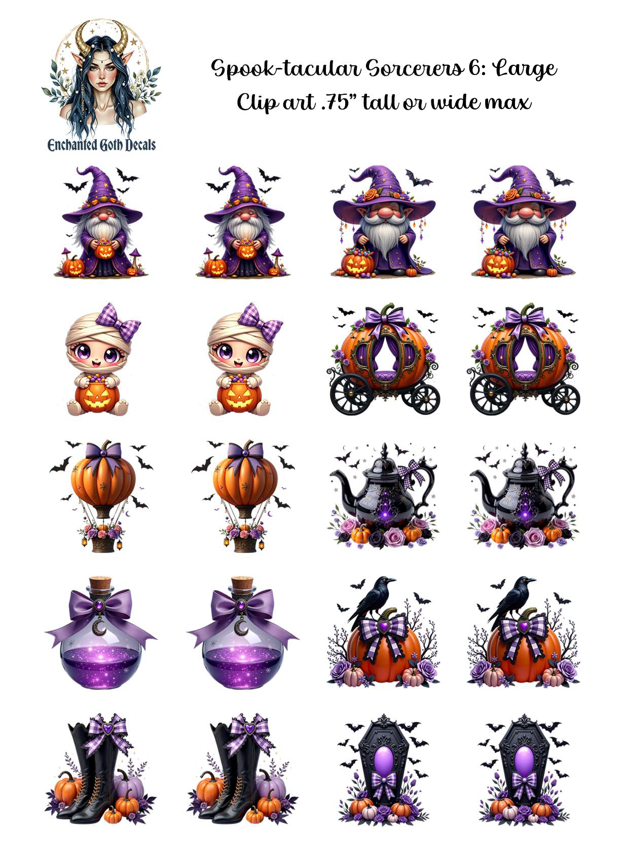 Spook-tacular Sorcerers 6 - Clipart