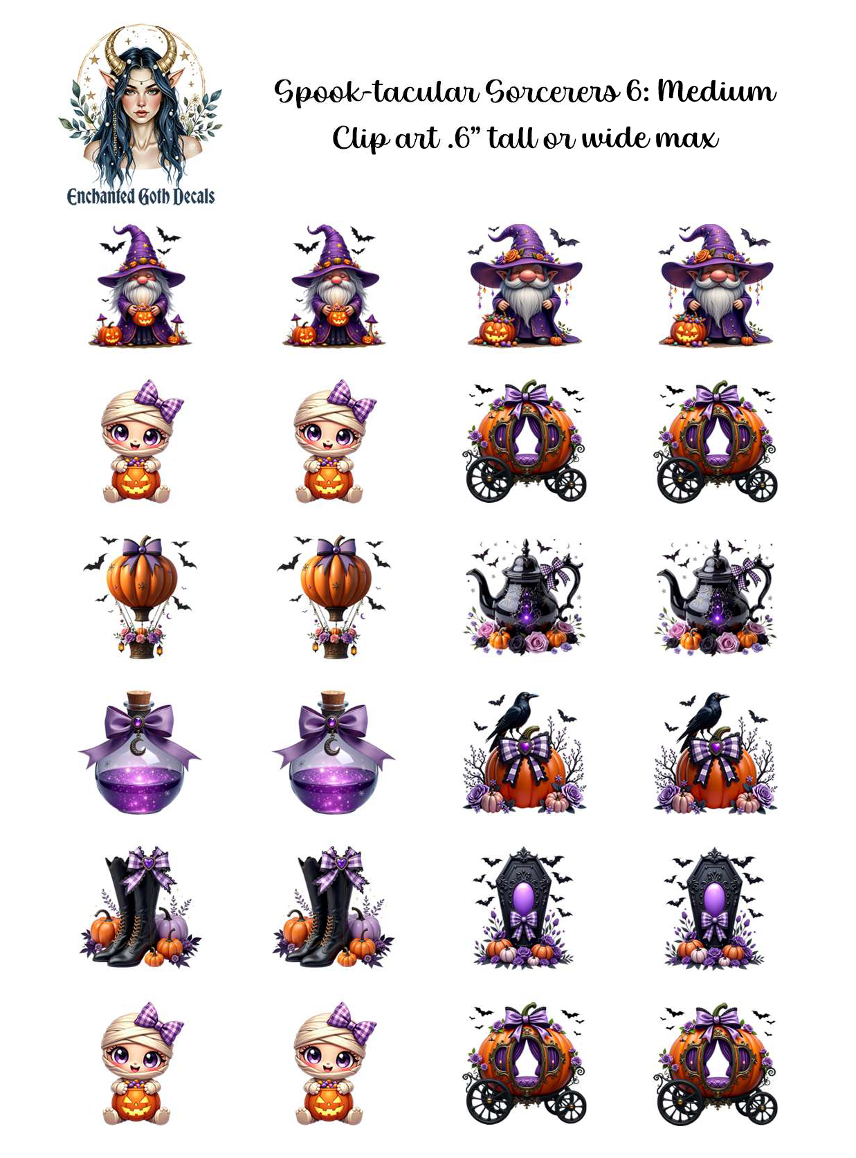 Spook-tacular Sorcerers 6 - Clipart