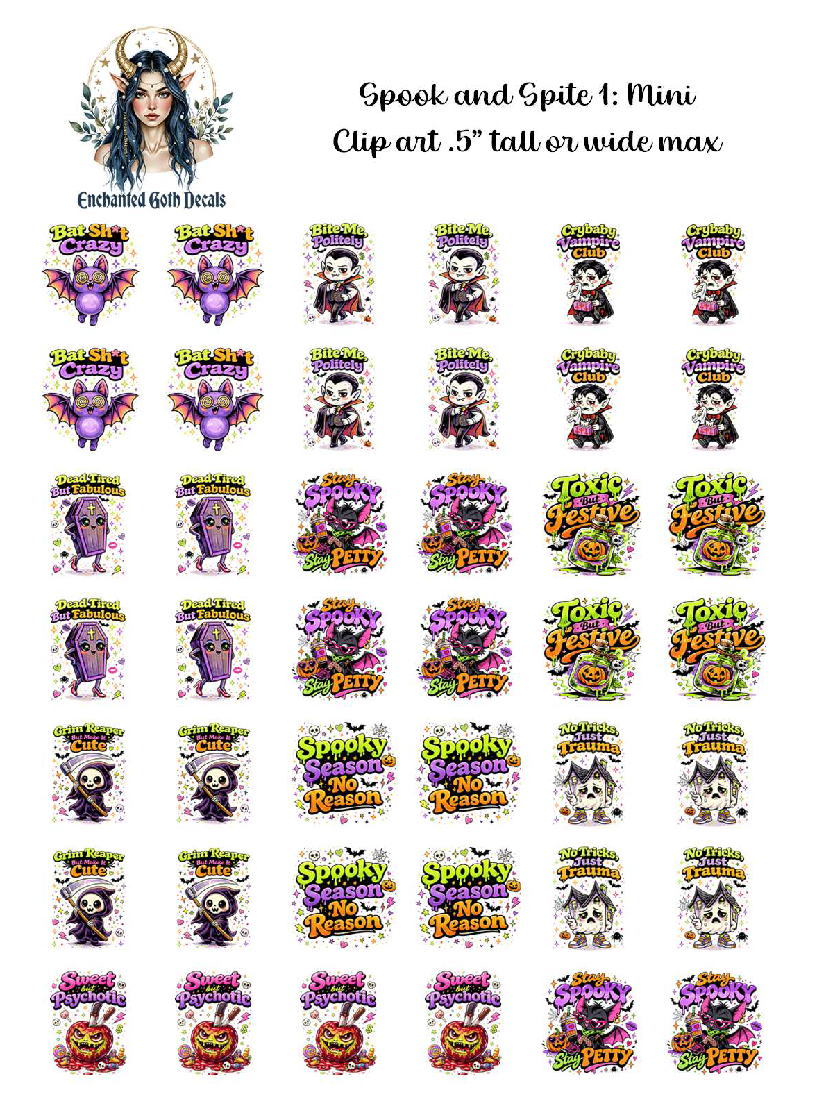 Spook and Spite 1 - Clipart Mini