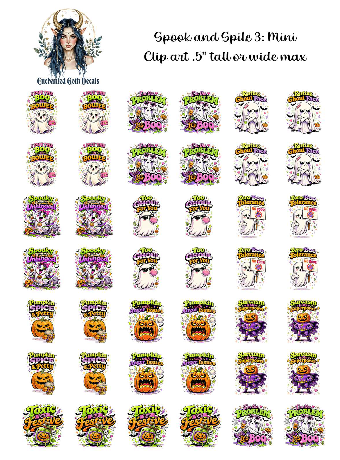 Spook and Spite 3 - Clipart Mini