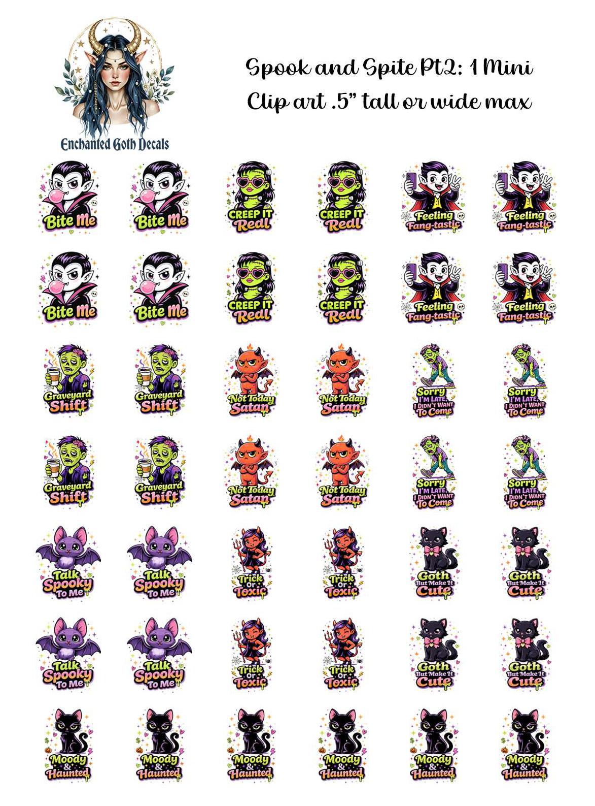 Spook and Spite Part 2:1 - Clipart Mini