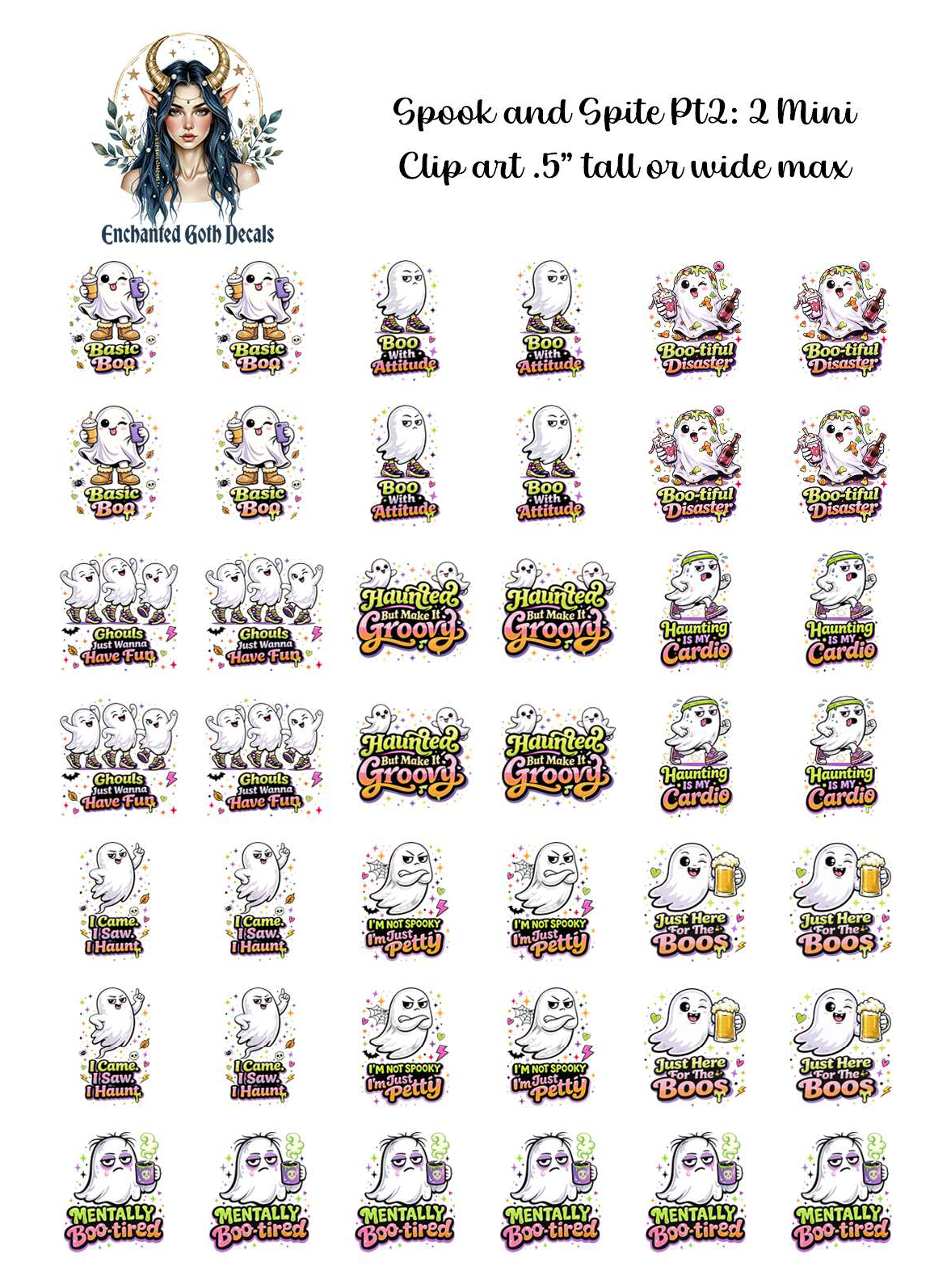 Spook and Spite Part 2:2 - Clipart Mini