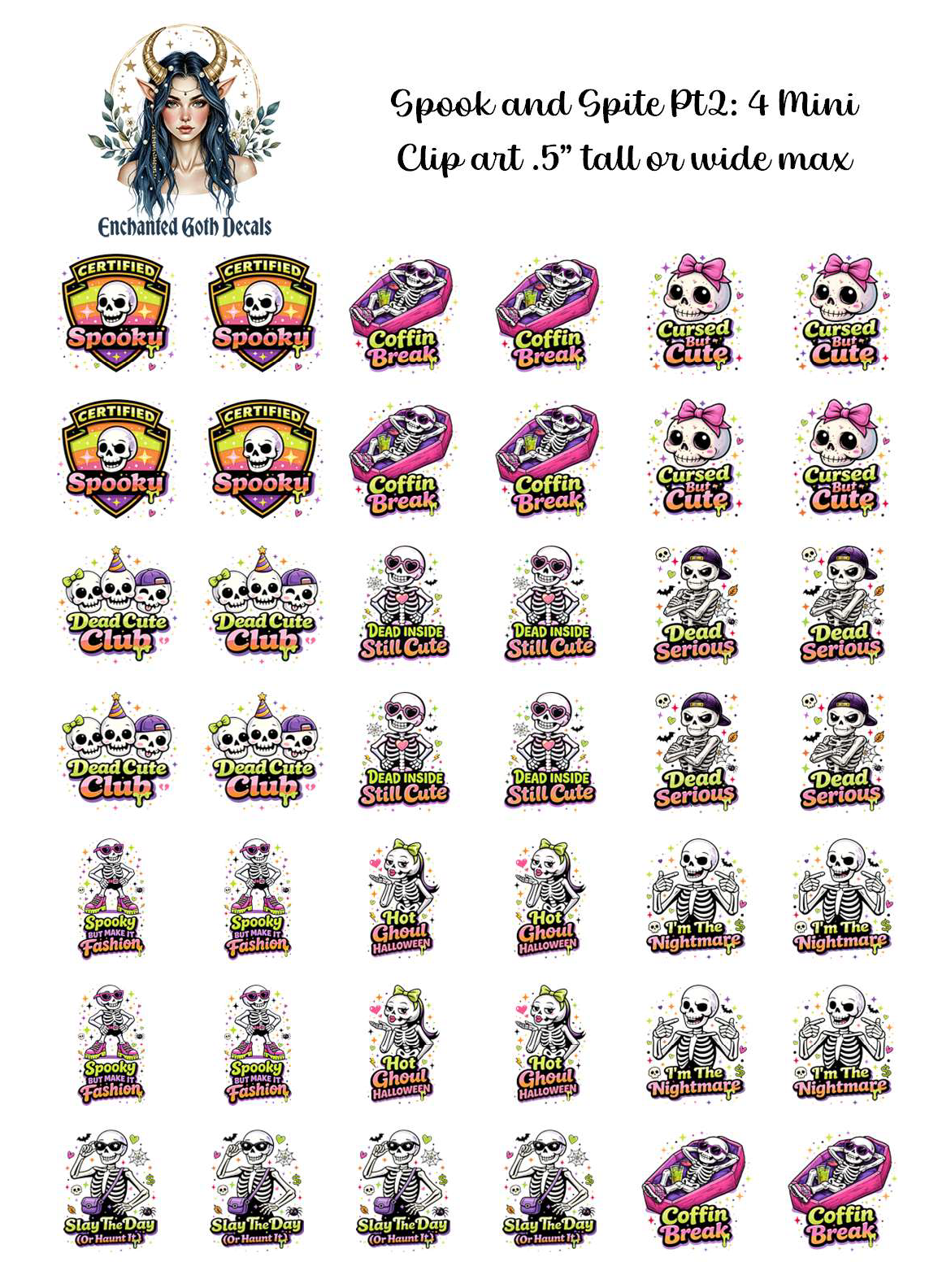 Spook and Spite Part 2:4 - Clipart Mini