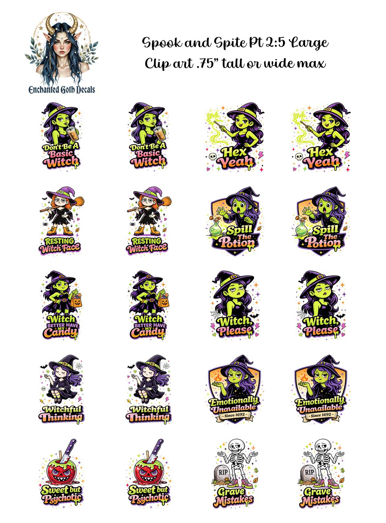 Spook and Spite Part 2:5 - Clipart