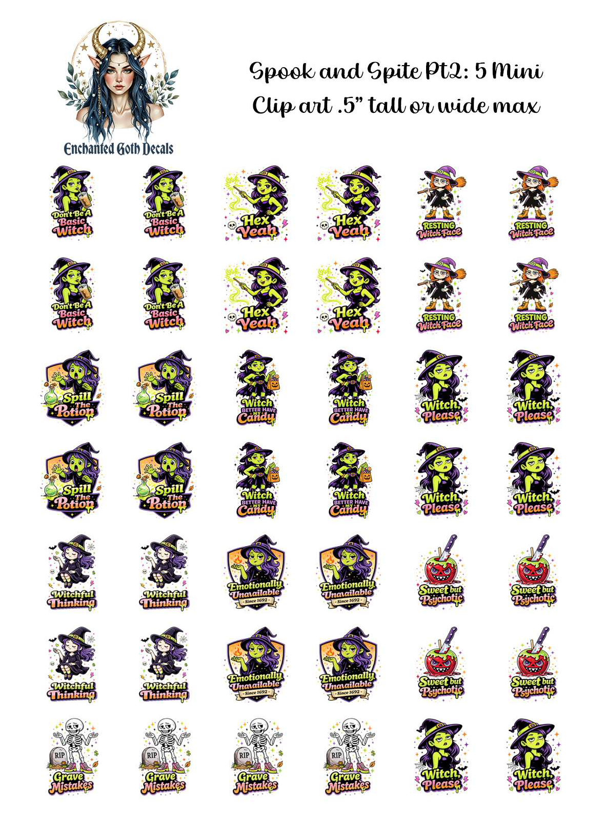 Spook and Spite Part 2:5 - Clipart Mini