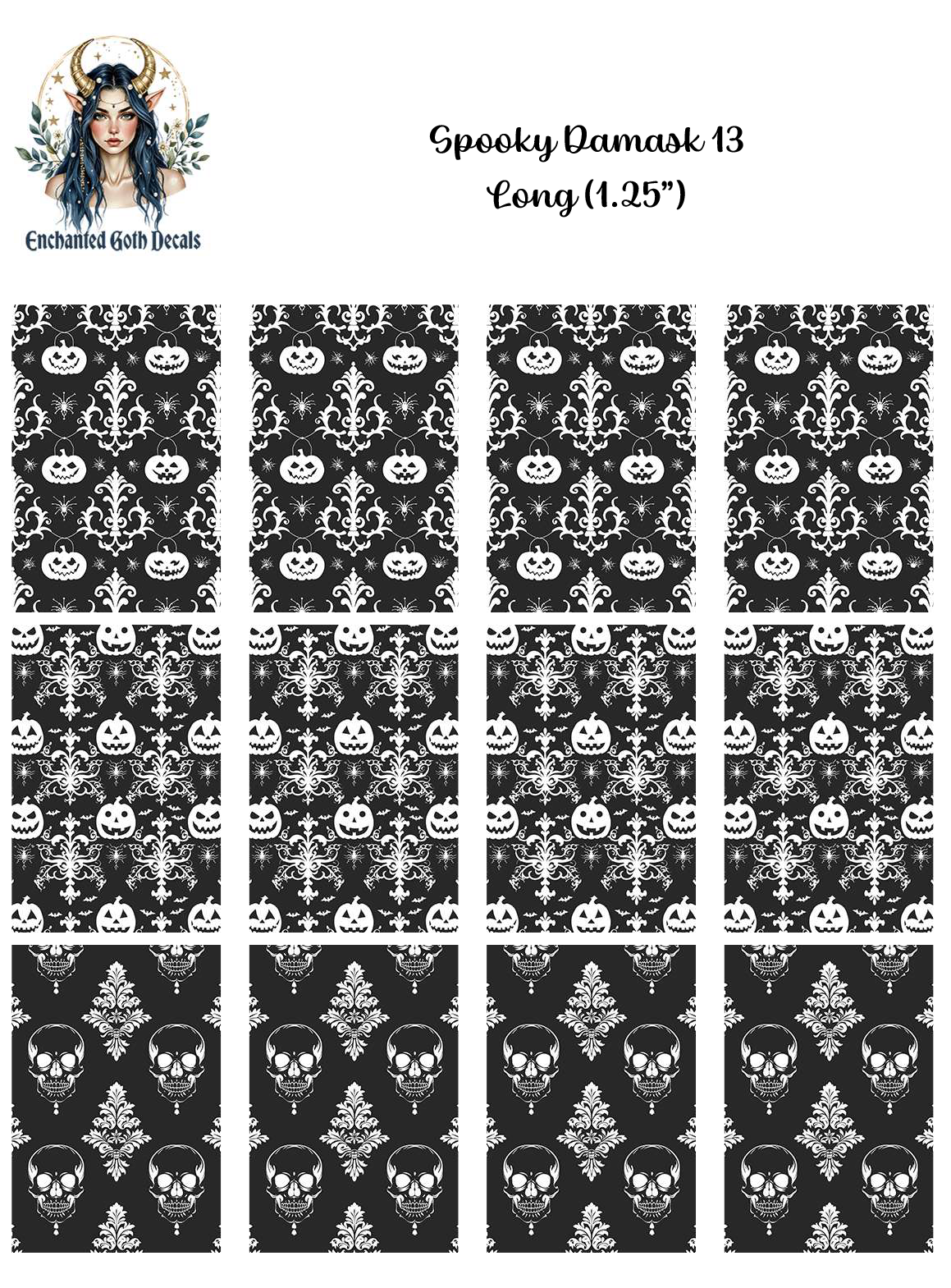 Spooky Damask 13 - Long
