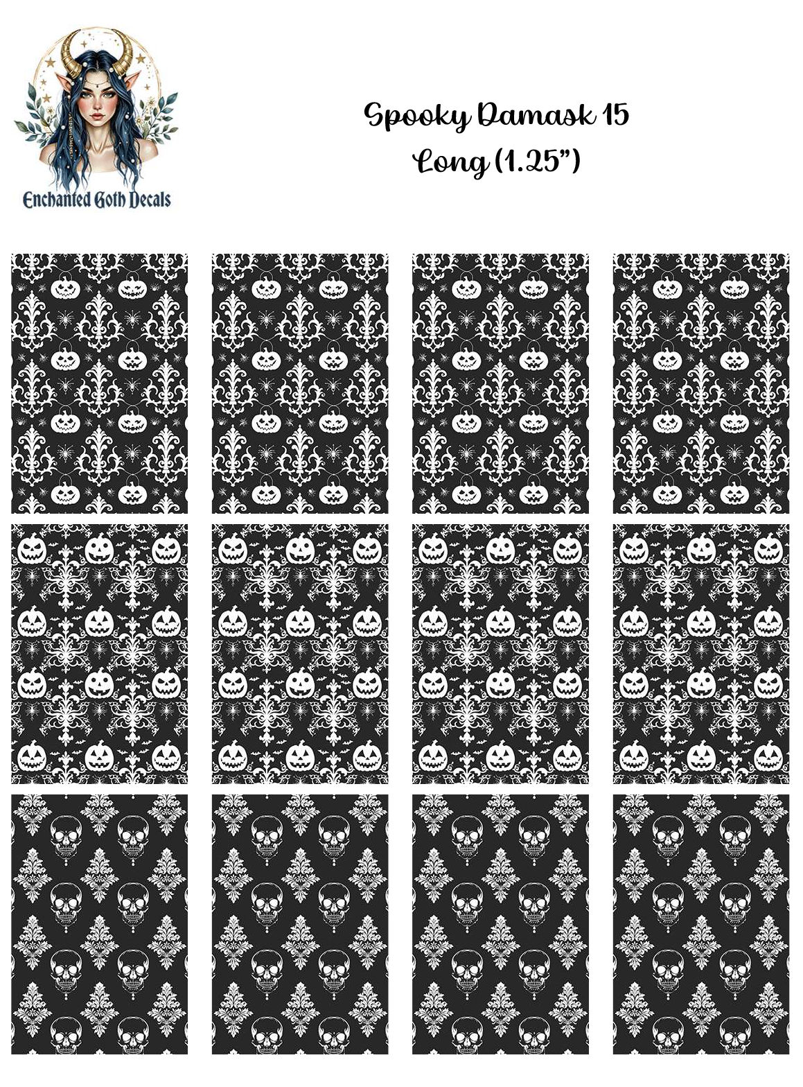 Spooky Damask 15 - Long