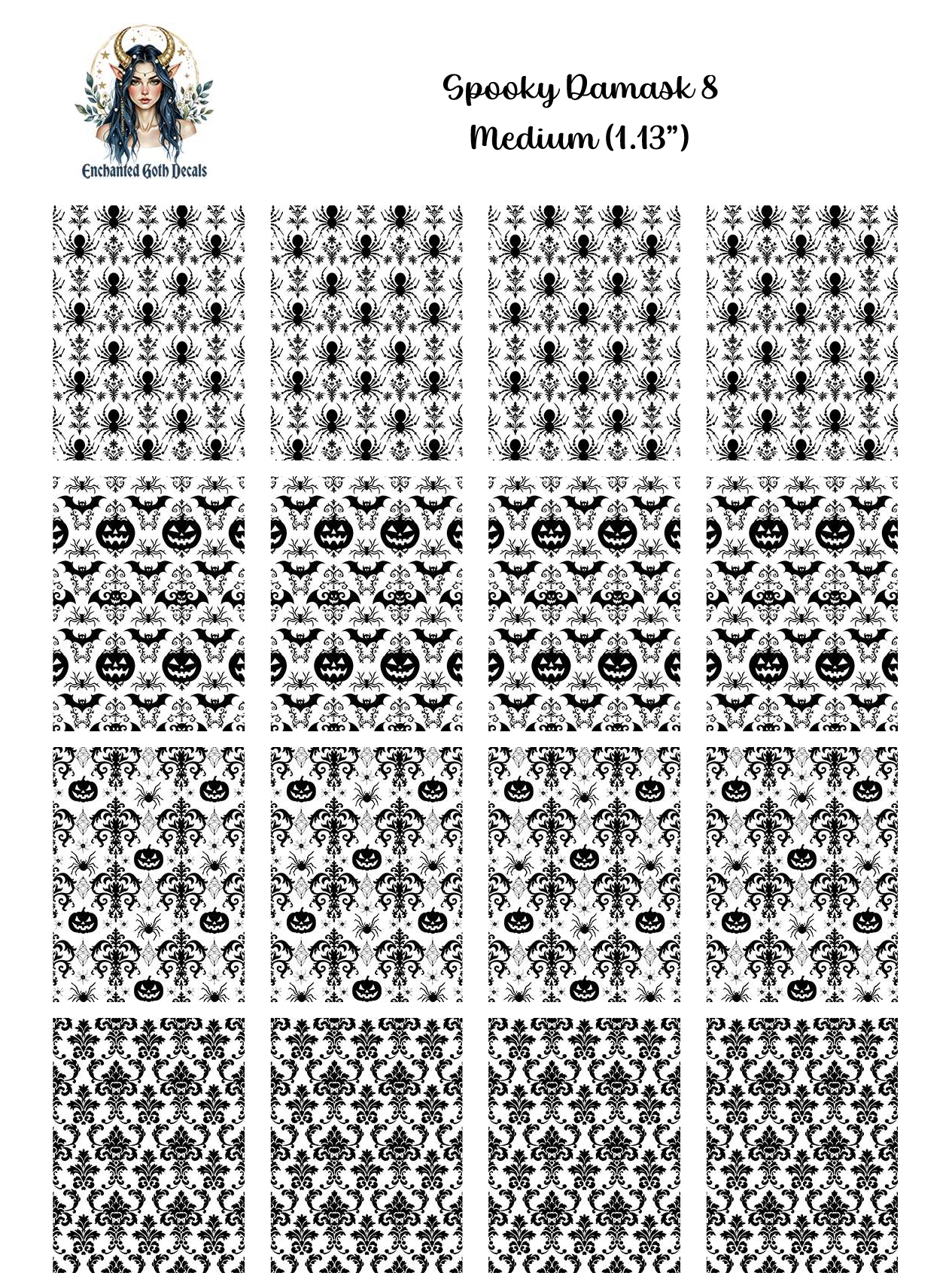 Spooky Damask 8