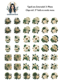 Spot on Emerald 3 - Clipart Mini