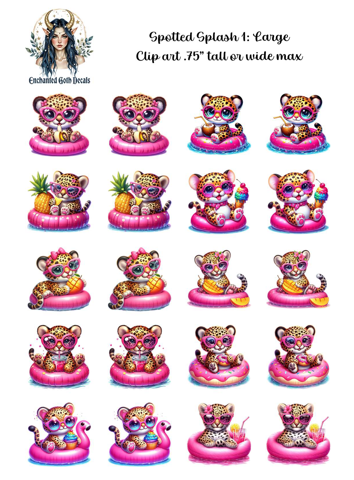 Spotted Splash 1 - Clipart