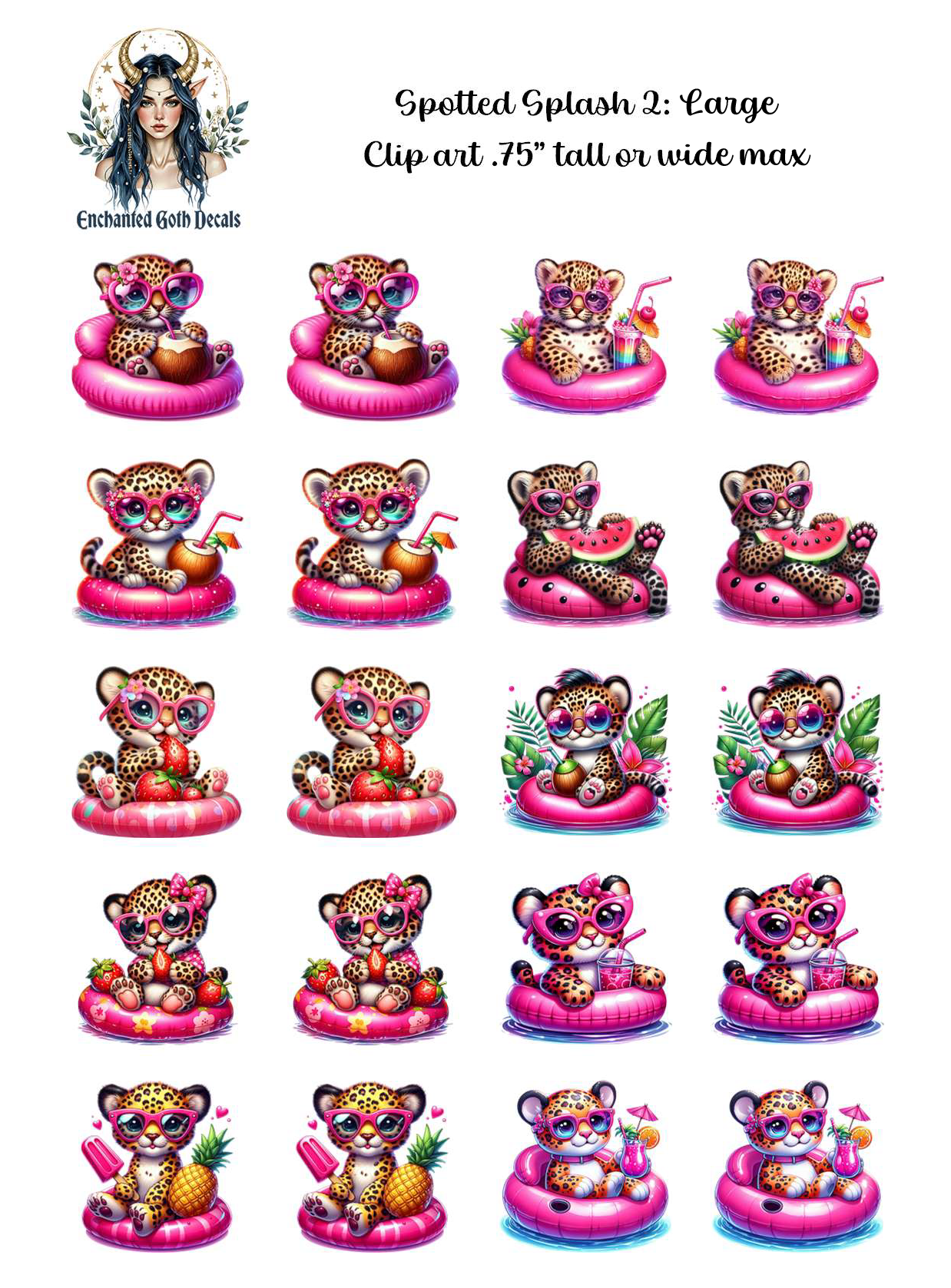 Spotted Splash 2 - Clipart