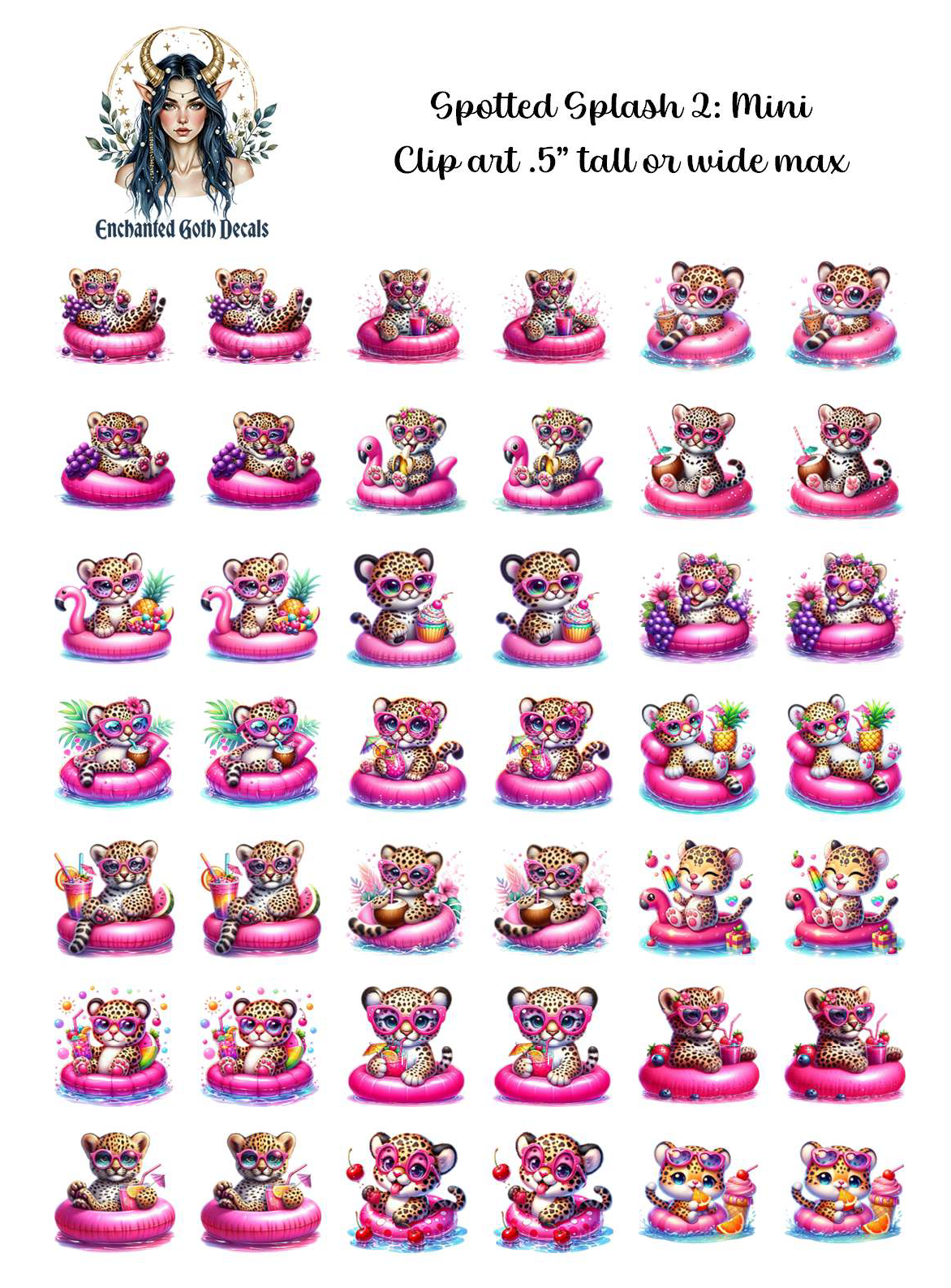 Spotted Splash 2 - Clipart Mini