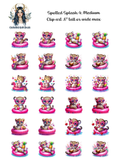Spotted Splash 4 - Clipart