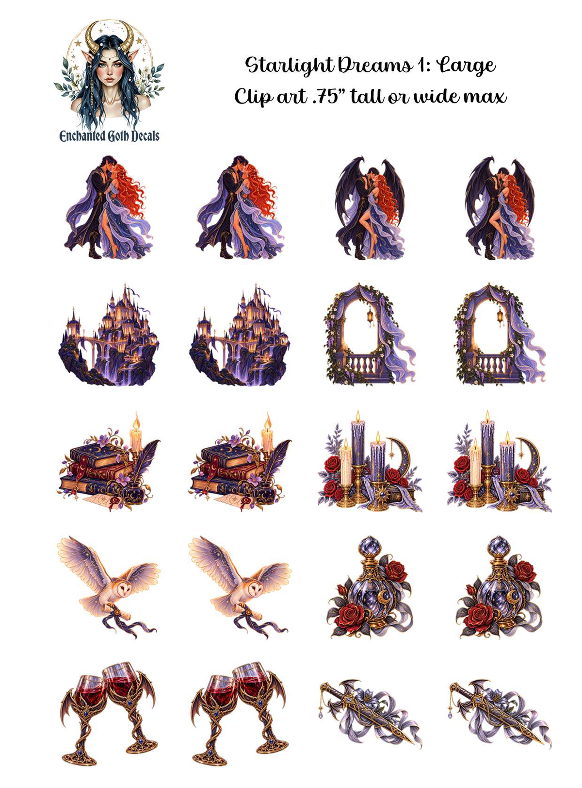 Starlight Dreams 1 - Clipart