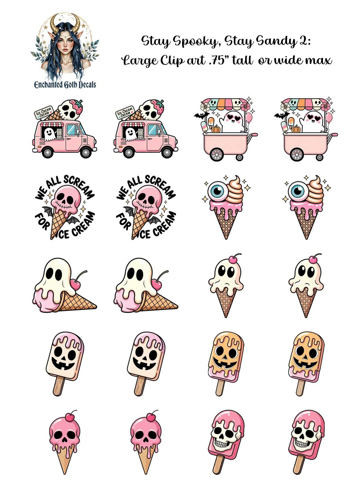 Stay Spooky, Stay Sandy 2 - Clipart