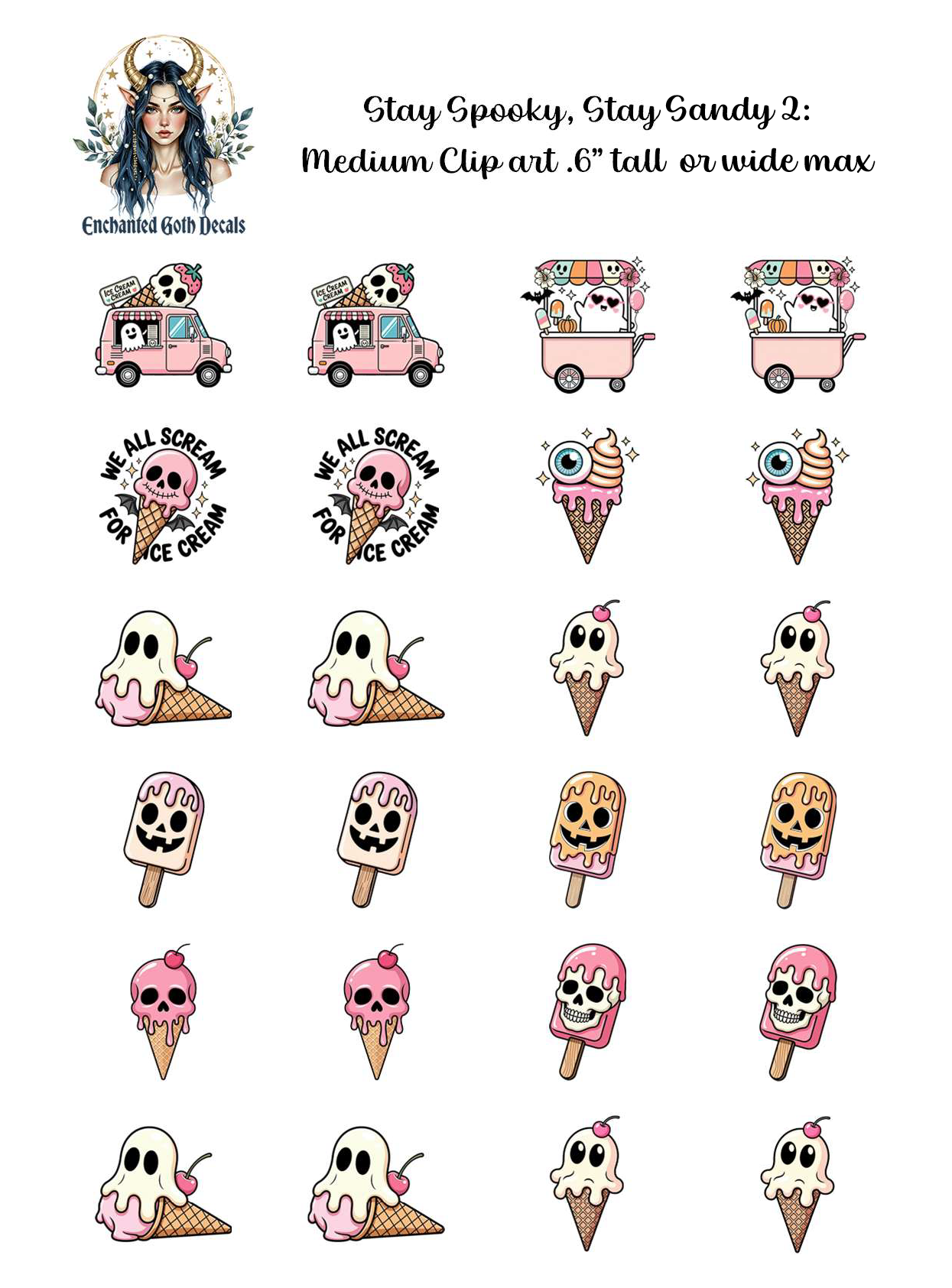 Stay Spooky, Stay Sandy 2 - Clipart